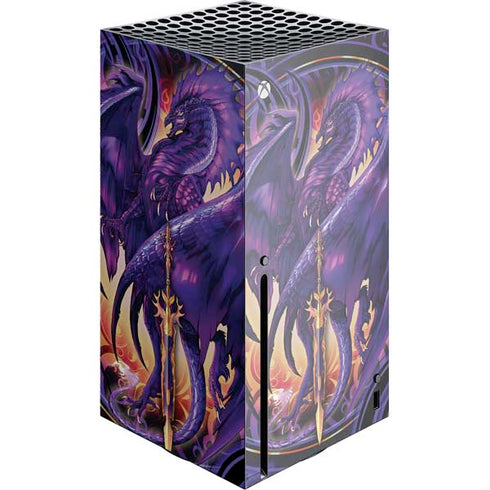 Dragonblade Netherblade Purple by Ruth Thompson Xbox Series X Skins